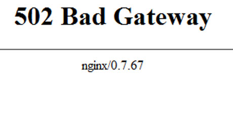 Фото ошибка 502 bad gateway на Windows