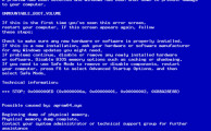 фото unmountable boot volume 0x000000ed на Windows XP
