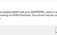 Фото failed to initialize nvapi with error в CS:GO