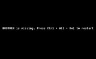 BOOTMGR is missing ошибка на фото